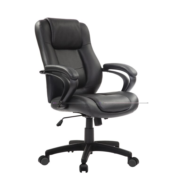 Wayfair office chair online leather